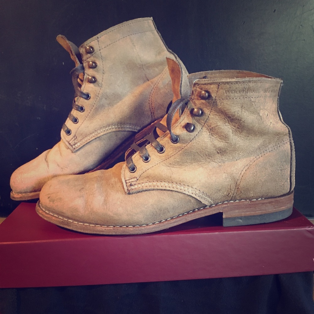 WOLVERINE ORIGINAL 1000 MILE BOOT - ROUGH OUT